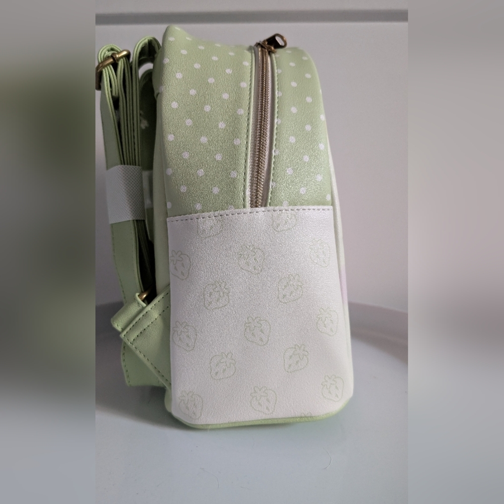 Loungefly Strawberry Shortcake Slumber Party Mini Backpack  and wallet - Picture 5 of 9